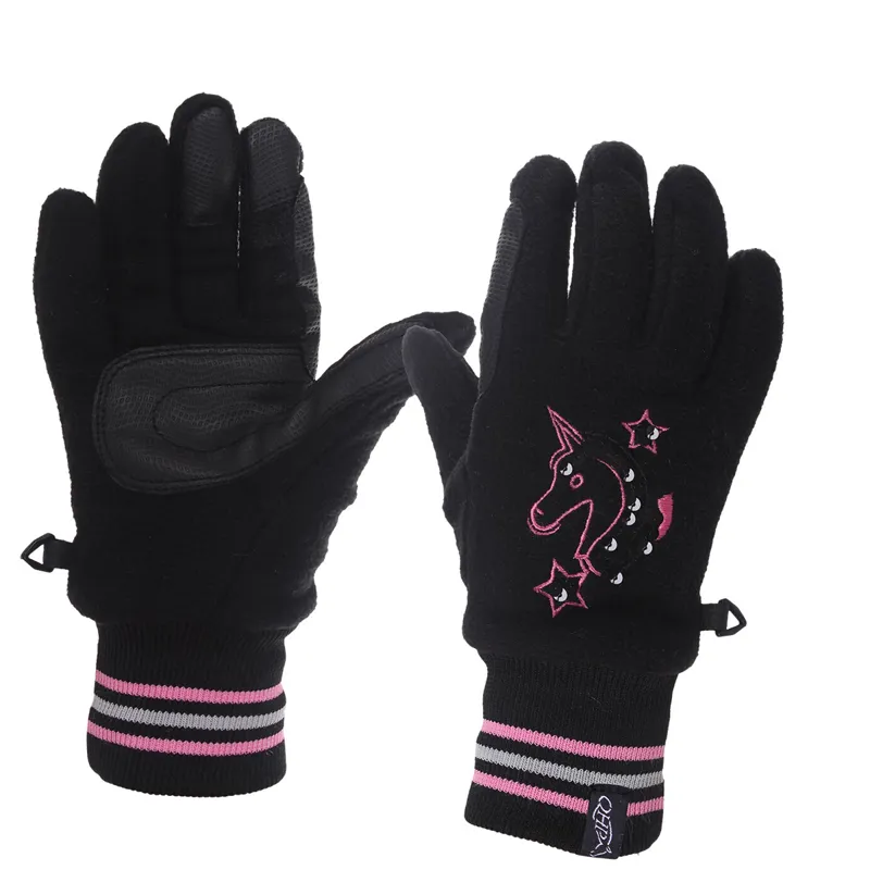 QHP Kids Glove Leyla - Black